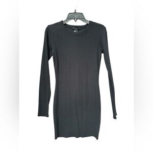 BUNDLE of 2! Forever 21 Black L/S Shirt Dress XS Snug Fit + Tank Dress M NWOT